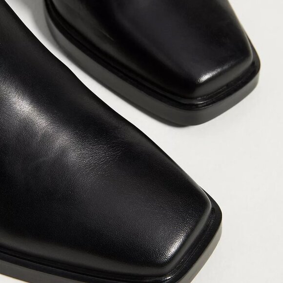 Sam Edelman Bellamie Leather Ankle Boots Black - Picture 3 of 11